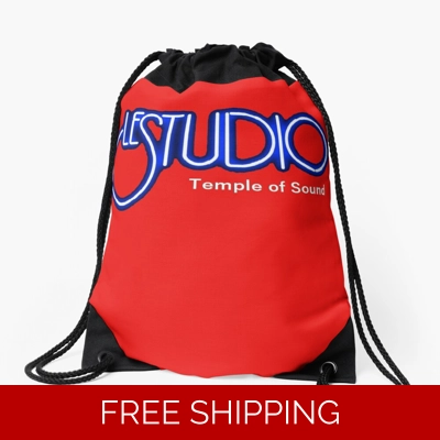 Le Studio Drawstring Bag CH Red White & Blue TOS Logo White